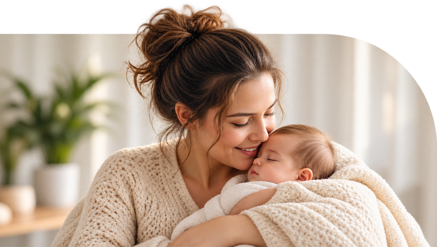 Doula holding a baby — get your time back